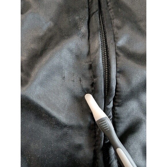 Vtg 90s Mens Medium Snap On Racing Quilt Lined Satin Bomber Jacket USA Snapon - Picture 13 of 16